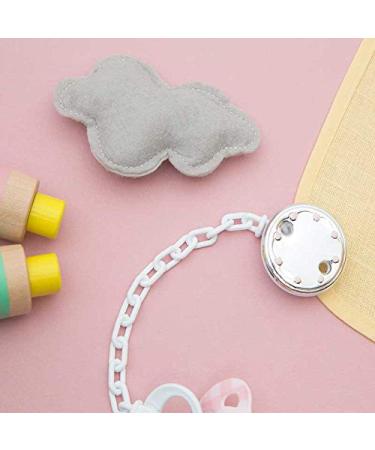 Buy Pedro Duran 07500277 Pink/Silver Pacifier Chain - Stylish & Safe for Your Baby | Fast International Shipping - Buy Online on GoSupps.com