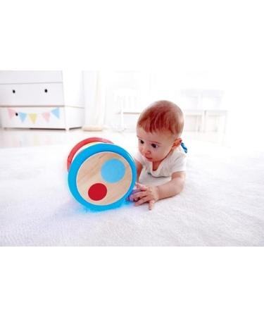 Shop Hape Baby Drum - Rolling Music Toy for Toddlers | Learn Rhythm & Sounds | Battery Operated | 6 Months+ - Buy Online on GoSupps.com