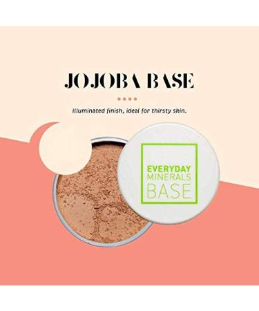 Everyday Minerals Beige 3N Jojoba Base Mineral Powder Foundation | Vegan & Cruelty Free | Natural Mineral Makeup for Neutral Undertones & Full Coverage | Ideal for Dry Skin - Buy Online on GoSupps.com