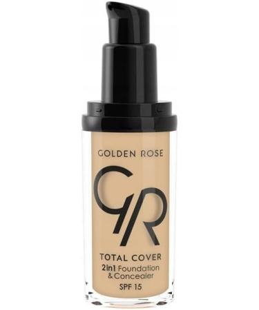 2-in-1 Foundation and Concealer Total Cover N11 Nude Golden Rose Make-up TC11 Nude 30 ml - Buy Online on GoSupps.com