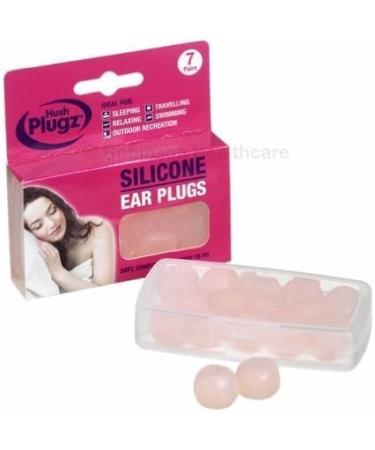 Hush 7 Pairs Plugz Silicone Earplugs - Pack of 7 Tan 7 Count (Pack of 1) - Buy Online on GoSupps.com