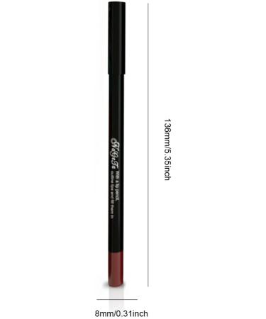 Color Lip Liner - 12pcs Set - Soft and Smooth Touch Experience - Prevent Lip Gloss Overflow - Easy to Draw and Color - Long Lasting Makeup - - Buy Online on GoSupps.com