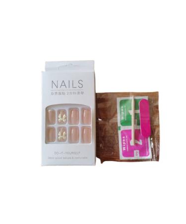 3D Manicure Accessories Fake Nails Nail Model Nail Patch Engraved Bow Polish Ornament Acrylic Nail Design Butterfly-shape Resin Nail Art(B)