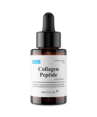 Forest of the Borges s Collagen Peptide Serum Matrixyl 3000 Argireline EGF Lightweight Daily Face Serum Fragrance-Free Vegan (0.5 fl. oz.)