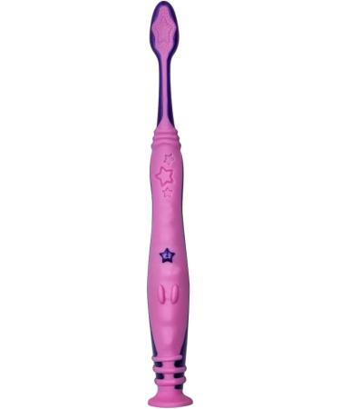 Colgate Kids Trolls Toothbrush - Pack of 4, Extra Soft Bristles, Ages 5+, Suction Cup, Assorted Colors - Buy Online on GoSupps.com
