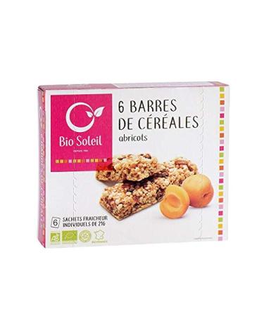 Bio Soleil - 6 Apricot Bars 125G - Unit
