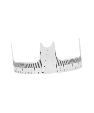 FOMIYES 1pc Eyebrow Ruler Flexible Eyebrow Measure Eyebrow Shaper Ruler Mask Portable