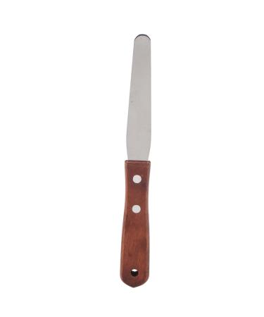 TEUOPIOE Wax Sticks For Hair Removal Spatula Metal Wax Mixing Knife Applicator Wooden Handle Hair Removal Tool