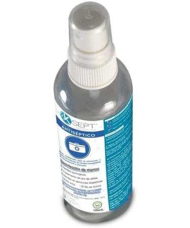 Ksept 750 ppm Broad Spectrum Antiseptic Sodium Troclosene NaDCC Bottle 125 ml. Spray - Buy Online on GoSupps.com