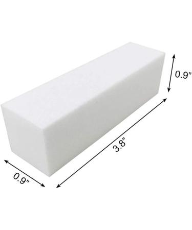 10pcs White Nail Buffer Block: Professional 4-Way Nail Files and Sanding Tools for Gel, Acrylic, and Natural Nails - Buy Online on GoSupps.com