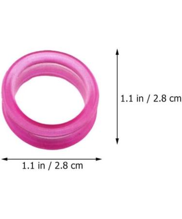 Ganazono 18-Piece Hairdressing Silicone Scissors Finger Rings & Accessories - Rubber Thumb Inserts & Protection for Hair Dressers - Buy Online on GoSupps.com