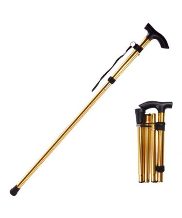 Walkers for Seniors Adjustable Walking Cane Non-Slip Folding Crutch Ultra Light Portable Elderly Crutch Aluminum Telescopic Ultra Short Cane rollator Walkeri Comfortable Anniversary powerfully
