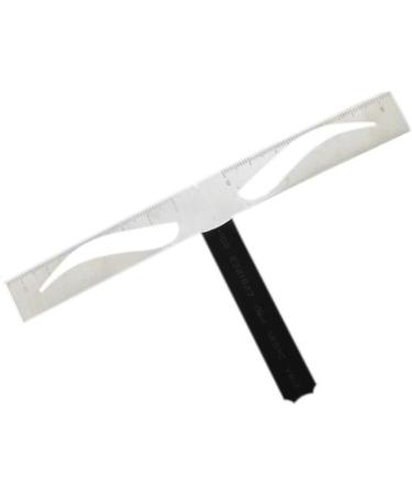 DOITOOL 1pc Eyebrow Template Tool Eyebrow Shapes Stencil Eyebrow Ruler Positioning Ruler Stainless Steel Size 1 As Shown - Buy Online on GoSupps.com