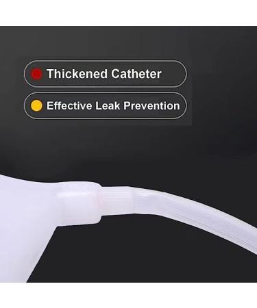 Urine Collection Bag Condom Catheter for Men - Reusable Portable Silicone Urinal with 2 Catheter Bags - Blue - Buy Online on GoSupps.com