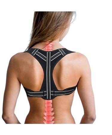 Posture Corrector Posture Corrector Back Brace Adjustable Posture Brace for Upper Back Shoulder Pain Relief Posture (Black S) Better life Black M - Buy Online on GoSupps.com