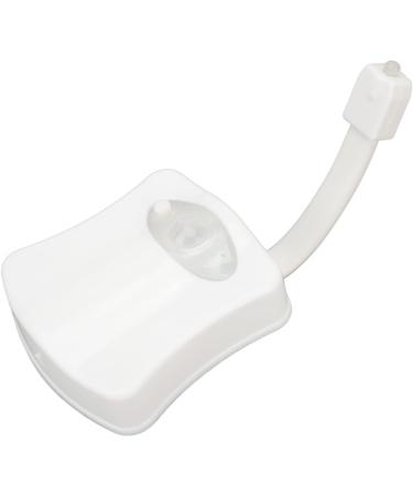 Motion Sensor Toilet Night Lamp with Visual Positioning System 8 Colors LED Light Safe to Use ABS Material Ideal for Bathroom - Buy Online on GoSupps.com