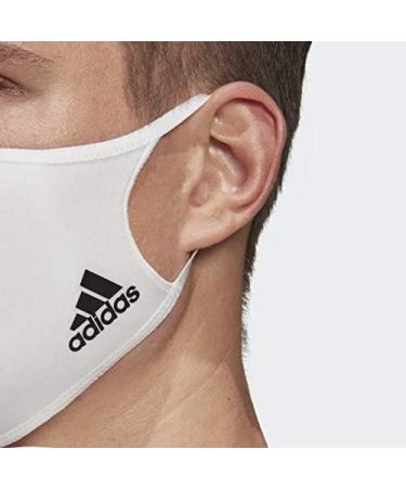 Buy adidas Unisex Face Cover Masks - 3 Pack White | Fast International Shipping - Buy Online on GoSupps.com
