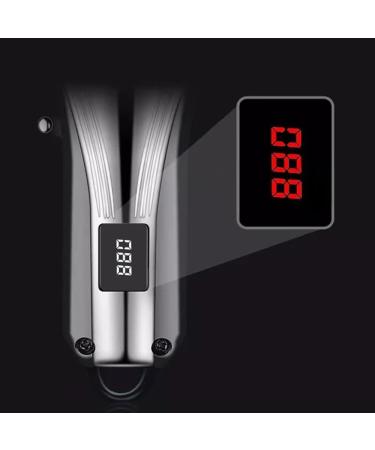 Professional Cordless Hair Clippers - Rechargeable Men s Hair Trimmer with Adjustable Cutting Lever & LCD Display | Best Barber Shop Tools - Buy Online on GoSupps.com