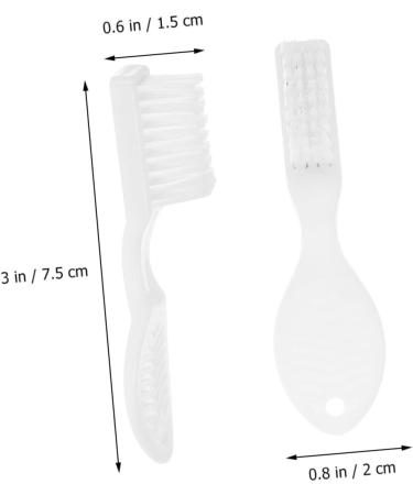 Coolhiya 20-Pack Prison Toothbrush with Spoon | Mini Soft Grip Travel Toothbrush | Ideal for Prison Needs - White Plastic - Buy Online on GoSupps.com