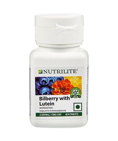 Only Organics Bilberry with Lutein Tablets Vision Health Support Supplement 60 Count