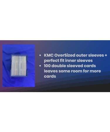 Sideloader 200 Premium Commander Deck Box - Holds 200+ Double Sleeved Cards - Blue Interior - Ideal for MTG, TCG, Pokemon - with Dice Tray - Buy Online on GoSupps.com