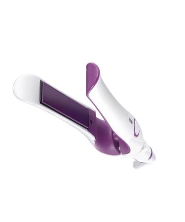 1pc Hair Straightener Splint Hair Styling Tool Hair Curler Marcel Waver Straightening Hair Clamp Purple Modeling Electric Splint