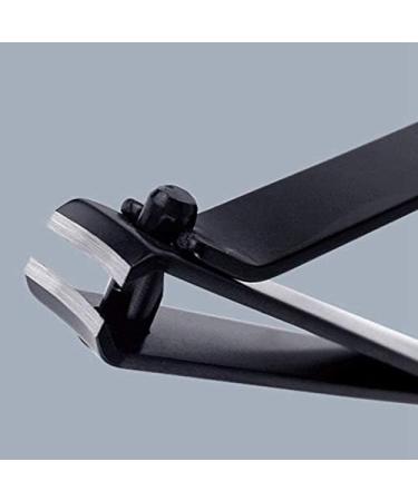 Qtynudy Black Nail Clippers Stainless Steel and Toenails Manicure Tool Flat Nose Nail Clippers S - Buy Online on GoSupps.com
