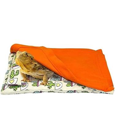 NW Reptile Sleeping Bag with Pillow Blanket for Bearded Dragon Leopard Gecko Lizard (Blue) - Buy Online on GoSupps.com