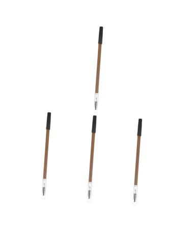 Healeved 4pcs Pencil Brow Pen Eye Brow Pencil Brow Pencil for Makeup Wood Brow Pencil Wooden