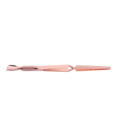 Nail Shaping Clip Dekaim 3 Colors Nail Shaping Nail Glue Removal Clamp Stainless Steel Clip Nail Art Tool(Rose Gold)