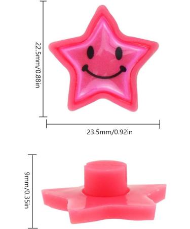 Uyuyong 15-Piece Colorful Reflective Bike Spokes Set | Clicker Spokes & Star Reflectors for Kids | Night Bike Safety & Decoration Accessories - Buy Online on GoSupps.com