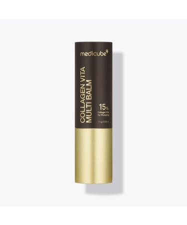 Medicube Deep Collagen Vita Multi Serum Stick || Improve the look of wrinkles(smile lines  crow's feet  and neck lines) and visibly brighten spots | 2-second quick & easy skincare product from South Korea | Triple Collag...