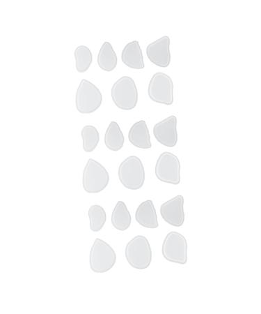 COHEALI 21 Pcs Epoxy Resin Silicone Molds Diy Epoxy Mold Diy Mold Pendant Accessories Tag Whitex3pcs 8X9CMx3pcs