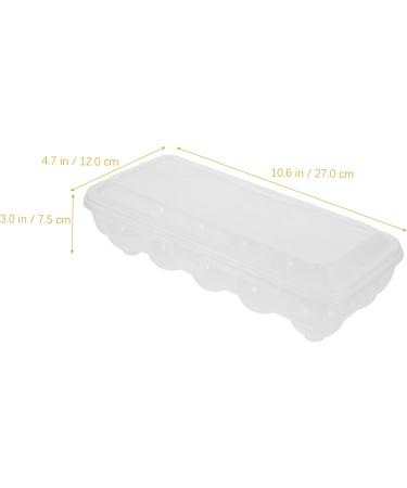 LABRIMP Egg Rack Container with Lid Eggs Refrigerator Organizer Bin Refrigerator Egg Storage Bin Trash Can - Buy Online on GoSupps.com