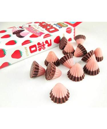 Meiji - Apollo Strawberry Chocolate Candy 1.69 Oz. - Buy Online on GoSupps.com