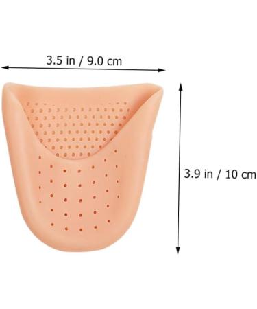 Toe Protector Gel Shoe Inserts 3 Pairs Forefoot Protectors & Pads for Dance Pointy Shoes & Ball of Foot Pain Relief - Buy Online on GoSupps.com