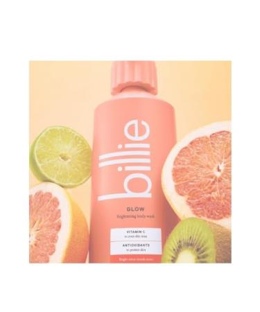 Billie Glow Brightening Womens Body Wash 18 fl oz Bright Citrus Woods Scent Vegan Cruelty Free - Buy Online on GoSupps.com