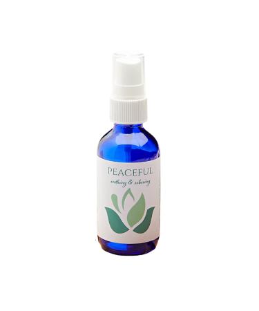 Peaceful Aromatherapy Room Spray- Soothing Comforting Relaxing Room deodorizing mist. Pillow and linen Spray. Organic Essential Oils. Natural Product. ylang ylang