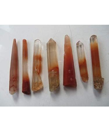 7PCS Natural Red Tall and Slender Quartz Crystal Specimens 38g JZIGTDEM - Buy Online on GoSupps.com