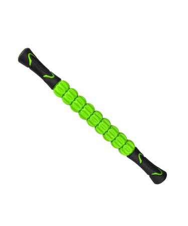 Healeved massage roller stick massage roller body massager muscle massager auxiliary materials 3d yoga muscle massage roller medium green