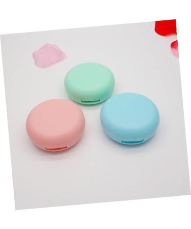 POPETPOP 1 Set 2pcs Loose Powder Container Empty Loose Powder Case Powder Puff Highlight Tool Jar 6.1x6.1cm Blue - Buy Online on GoSupps.com