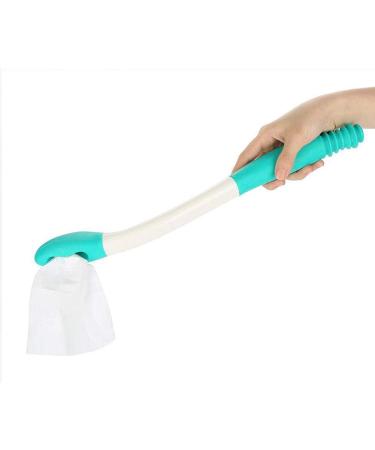 SoulQ Bottom Wiper Tissue Grip - Long Handle Toilet Paper Aid for Comfortable Self Wiping - Buy Online on GoSupps.com