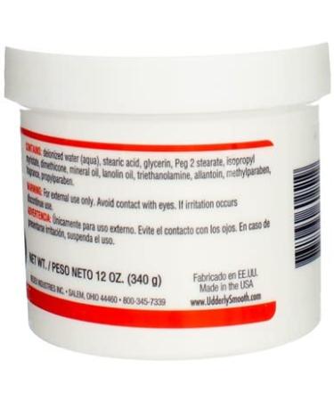 Udderly Smooth Body Cream - Original Formula 12 oz | Moisturizing Cream for Dry Skin - Buy Online on GoSupps.com