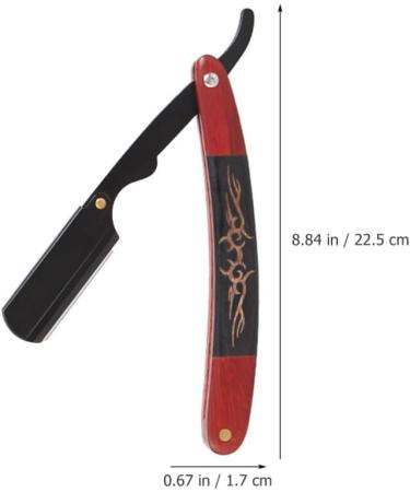 Premium Stainless Steel Men's Razor with Ebony Holder | Minkissy Shaving Accessories - Buy Online on GoSupps.com