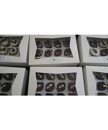 Window Bakery Cupcake Box 14x10x4 - Fits 12 Standard Cupcakes - 12 Sets - Buy Online on GoSupps.com