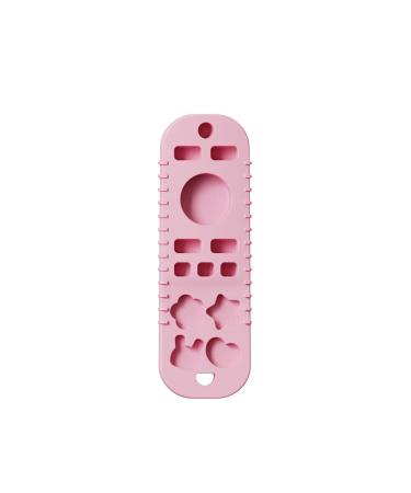 Silicone TV Remote Teething Toy for 6+ Months Babies - BPA Free, Pink - 1 Pack - Buy Online on GoSupps.com