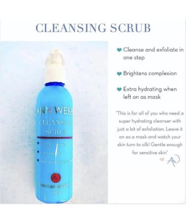 Facial Cleansing Scrub - All Natural Gentle Daily Exfoliating Facial Scrub Unclogs Pores Clears Blackheads & Acne - Leaves skin glowing - Super Hydrating Scrub won't damage your skin (2 oz) 2 Fl Oz (Pack of 1) - Buy Online on GoSupps.com