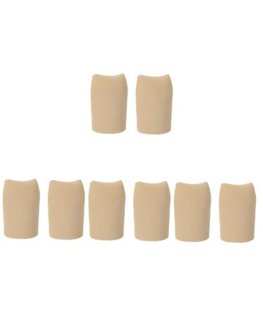 8 Pcs Toe Scuffs Silicone Toe Cap Toe Sleeve Silicone Toe Covers Toe Finger Protector Breathable Toe Protectors Split Toe Covers Elastic Toe Covers Breathable Toe Caps