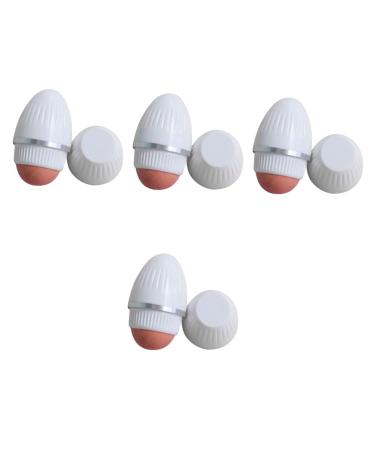 MAGICLULU 4pcs Oil Absorbing Beauty Stick Walker Oil Control Roller Ball Face Oil Remover Portable 5.70X3.00X3.00CMx4pcs Whitex4pcs