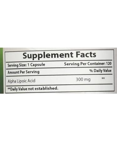 Best Naturals Alpha Lipoic Acid 300mg - 120 Capsules - Antioxidant Support - Buy Online on GoSupps.com